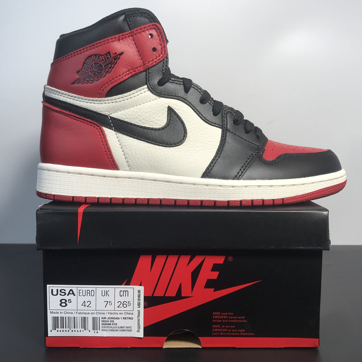 Air Jordan 1 “Bred Toe”
