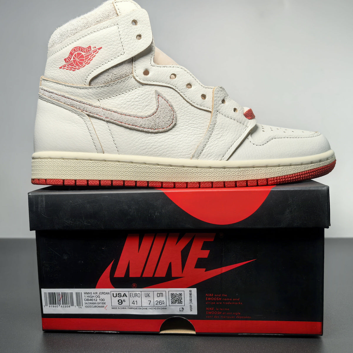 Air Jordan 1 High OG Rare Air “Cinnabar”