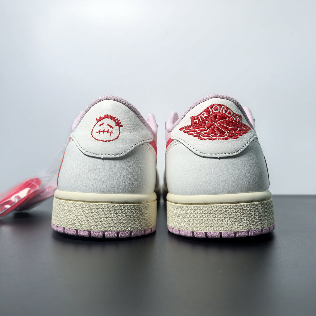 Travis Scott × AJ1 Low Shy Pink