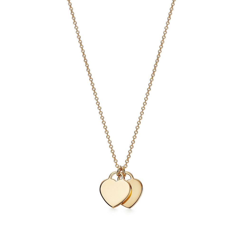Return To T Mini Double Heart Necklace