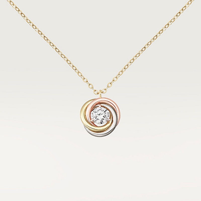 Trinity Harmony Drop Necklace
