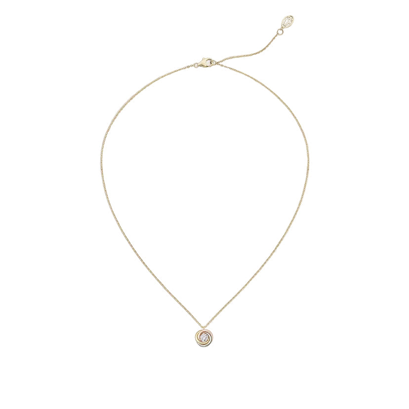Trinity Harmony Drop Necklace