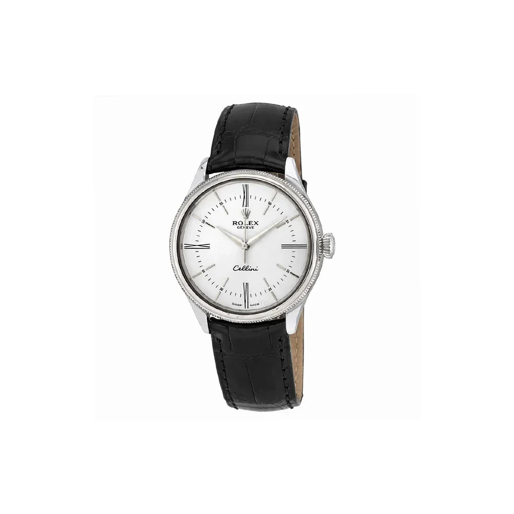 Cellini Time White Dial Automatic Men's 18 Carat  Watch