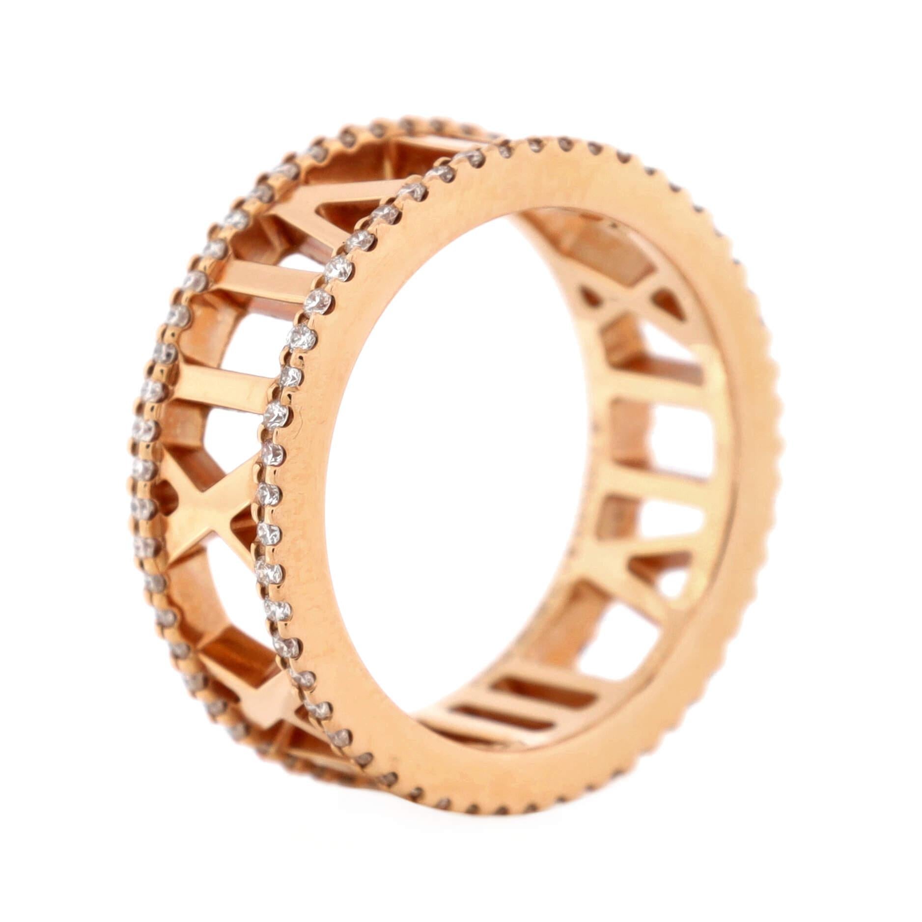 Atlas Roman Numeral Ring