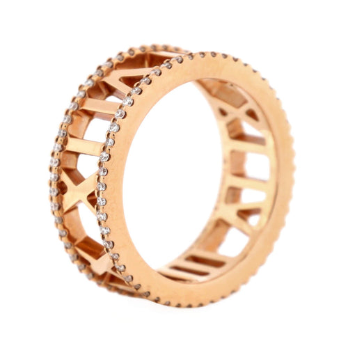 Atlas Roman Numeral Ring