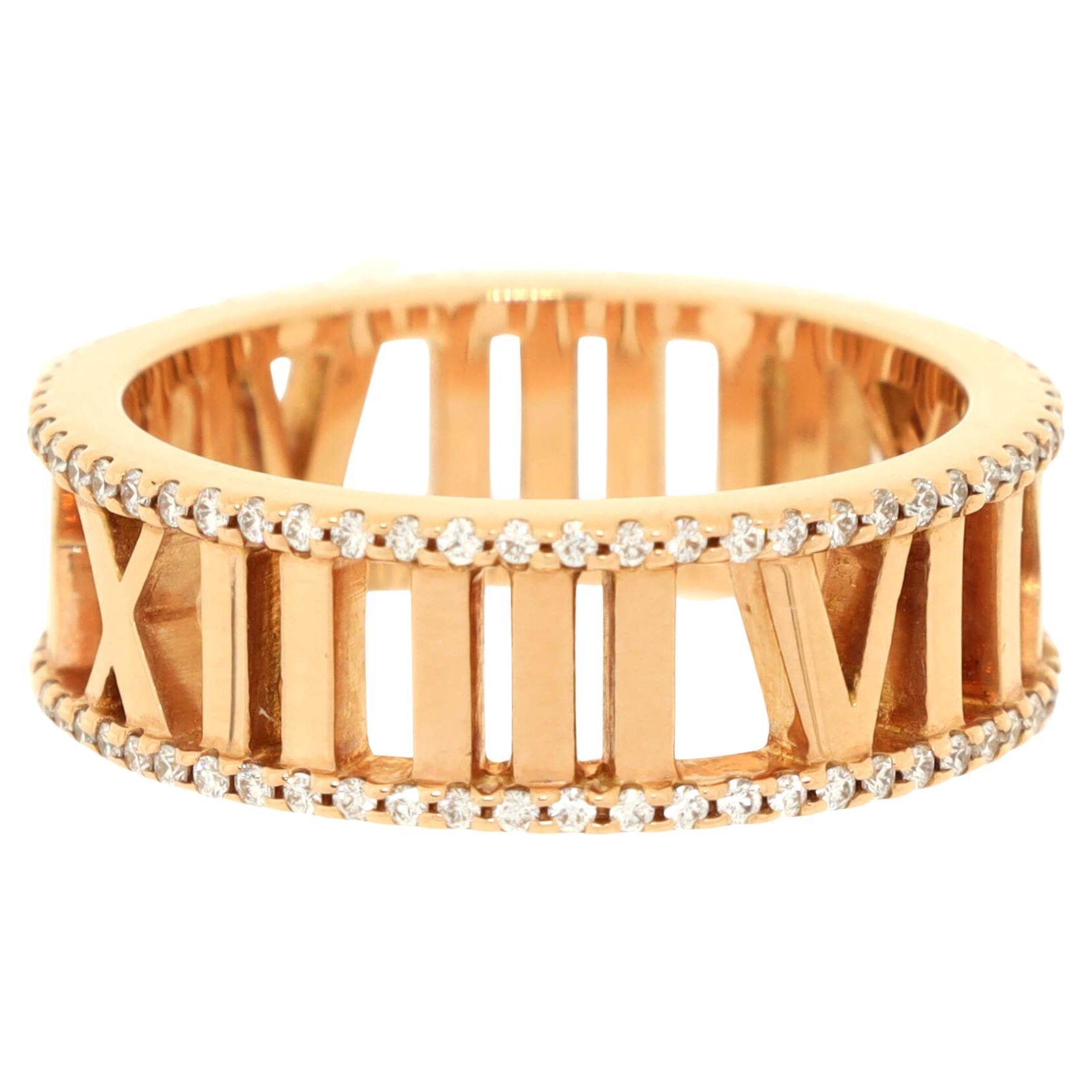 Atlas Roman Numeral Ring