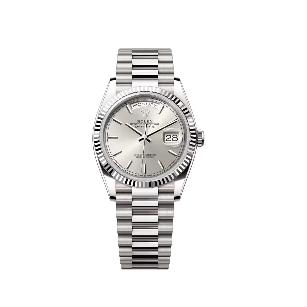 Automatic Men’s Watch With Roman Numeral Dial And Day-Date Display