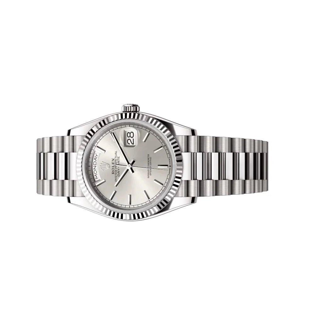 Automatic Men’s Watch With Roman Numeral Dial And Day-Date Display