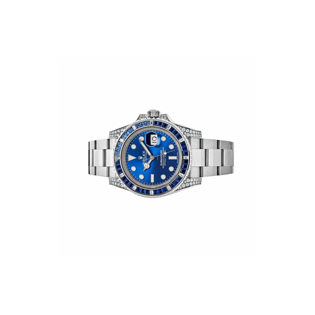 Submariner Automatic Watch With Sapphire And Diamond Bezel