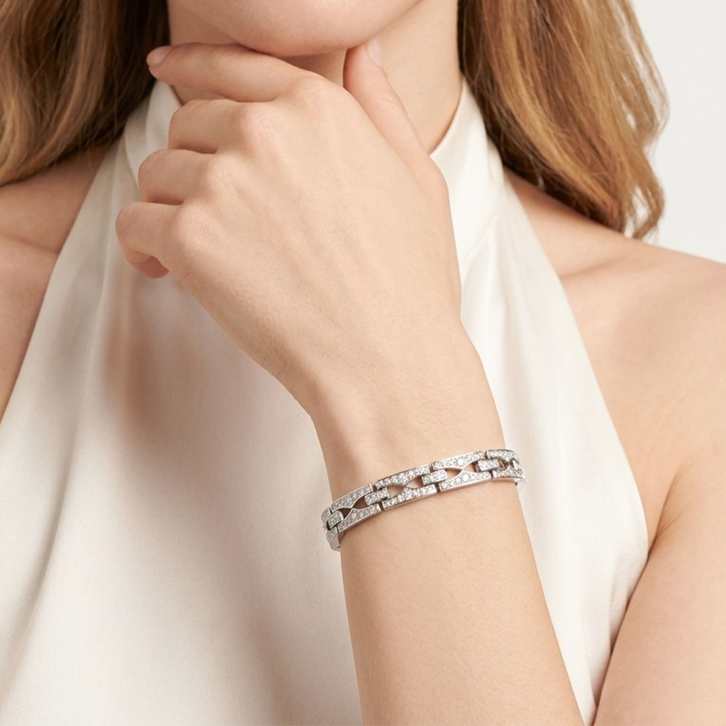 B Zero1 Geometric Link Bracelet
