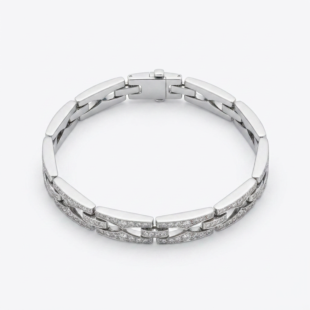 B Zero1 Geometric Link Bracelet