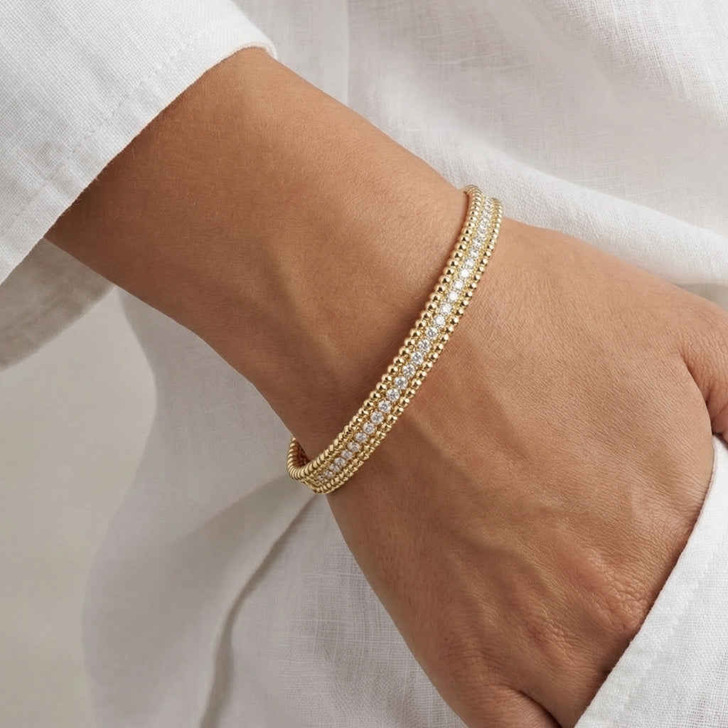 Beaded Row Bracelet