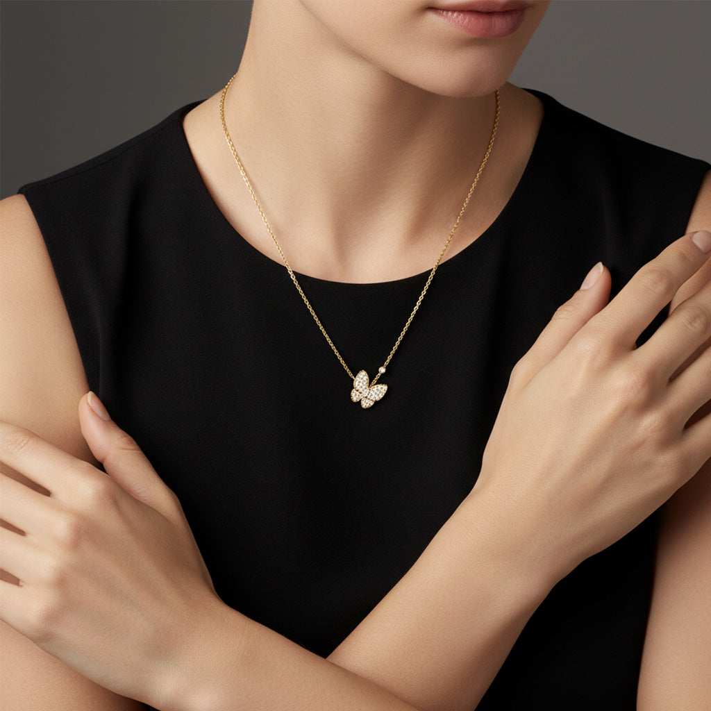 Butterfly Pendant Necklace