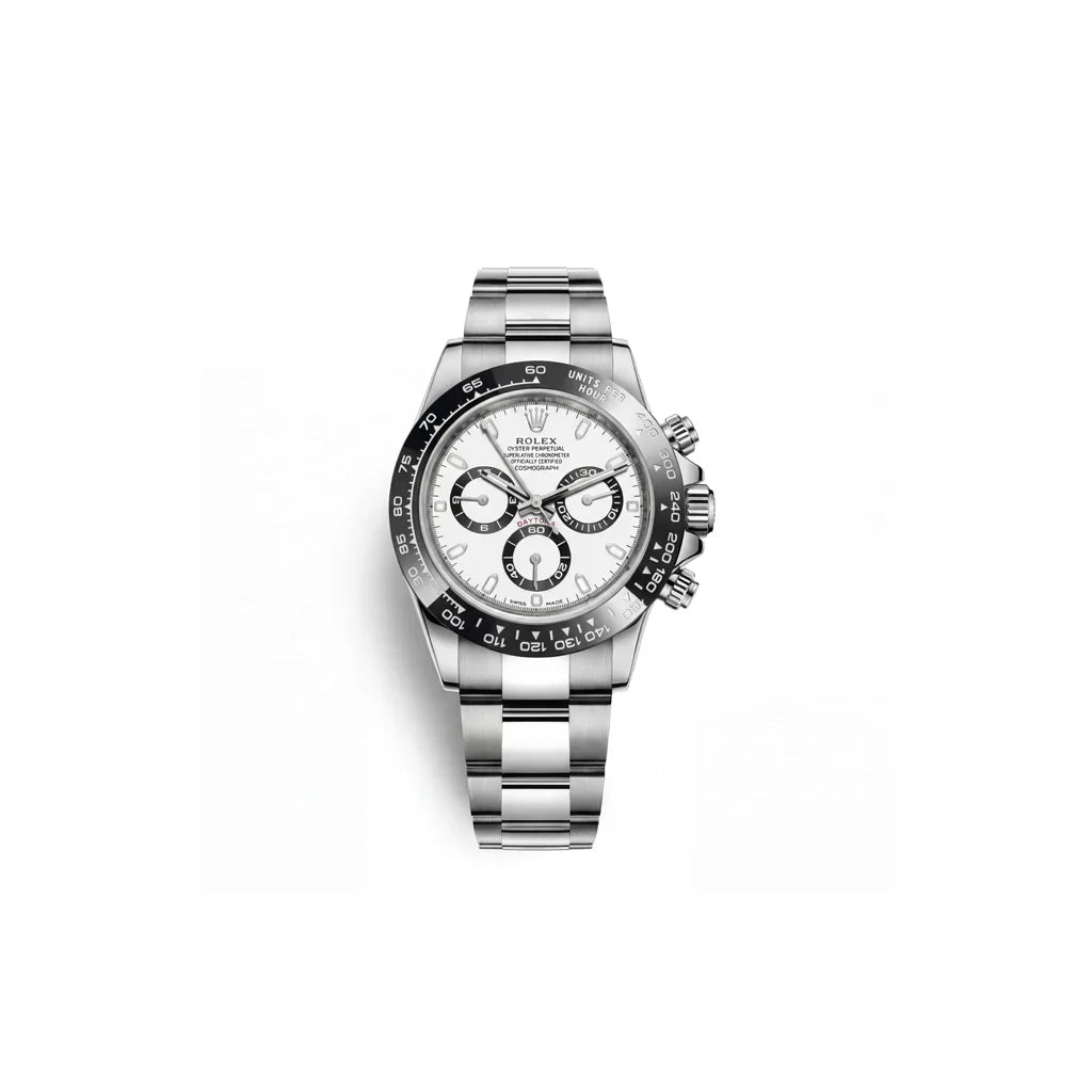 Chronograph Oyster Bracelet Watch With Tachymeter Bezel And Three Subdials