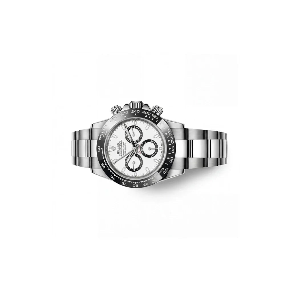 Chronograph Oyster Bracelet Watch With Tachymeter Bezel And Three Subdials