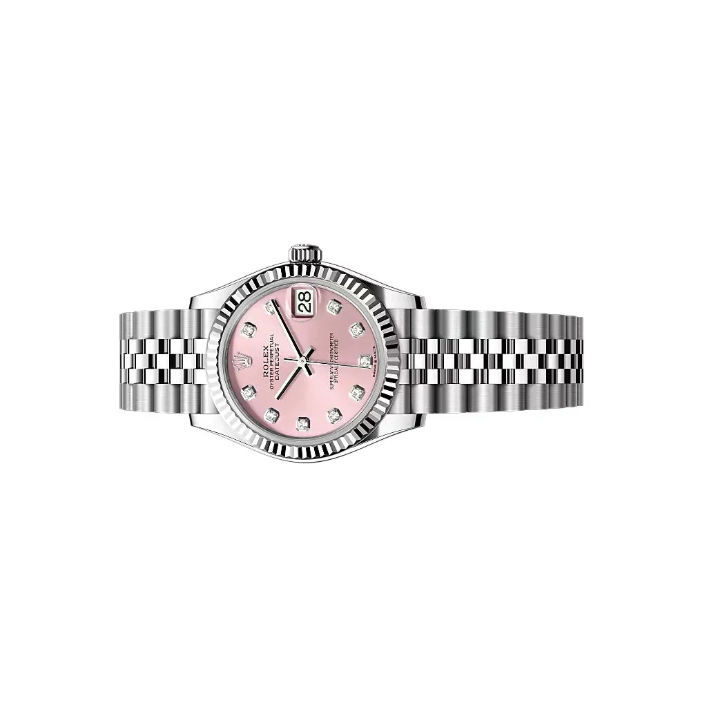Chronometer Pink Dial Ladies Watch