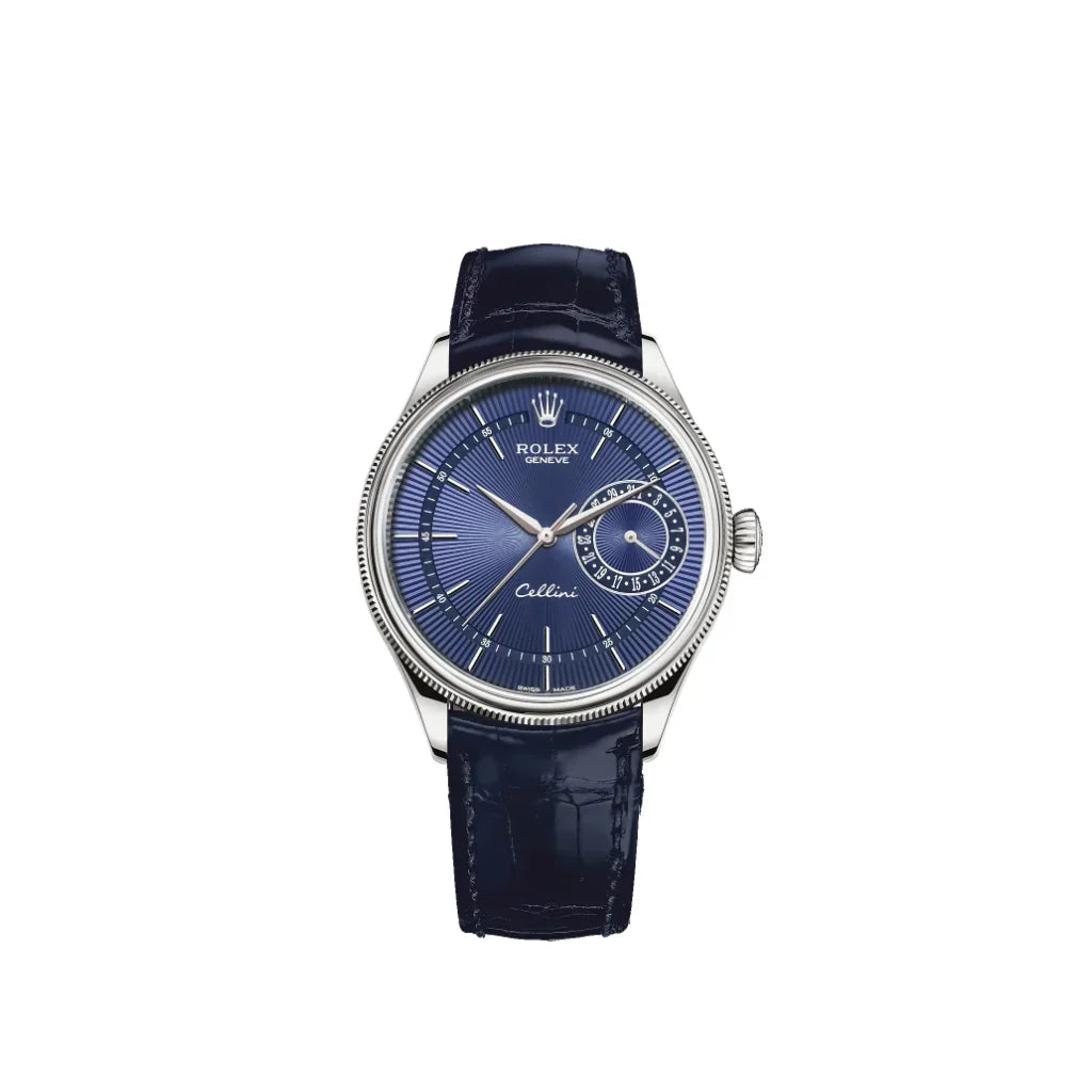 Classic Dress Automatic Men’s Watch With Guilloché Dial And Leather Strap