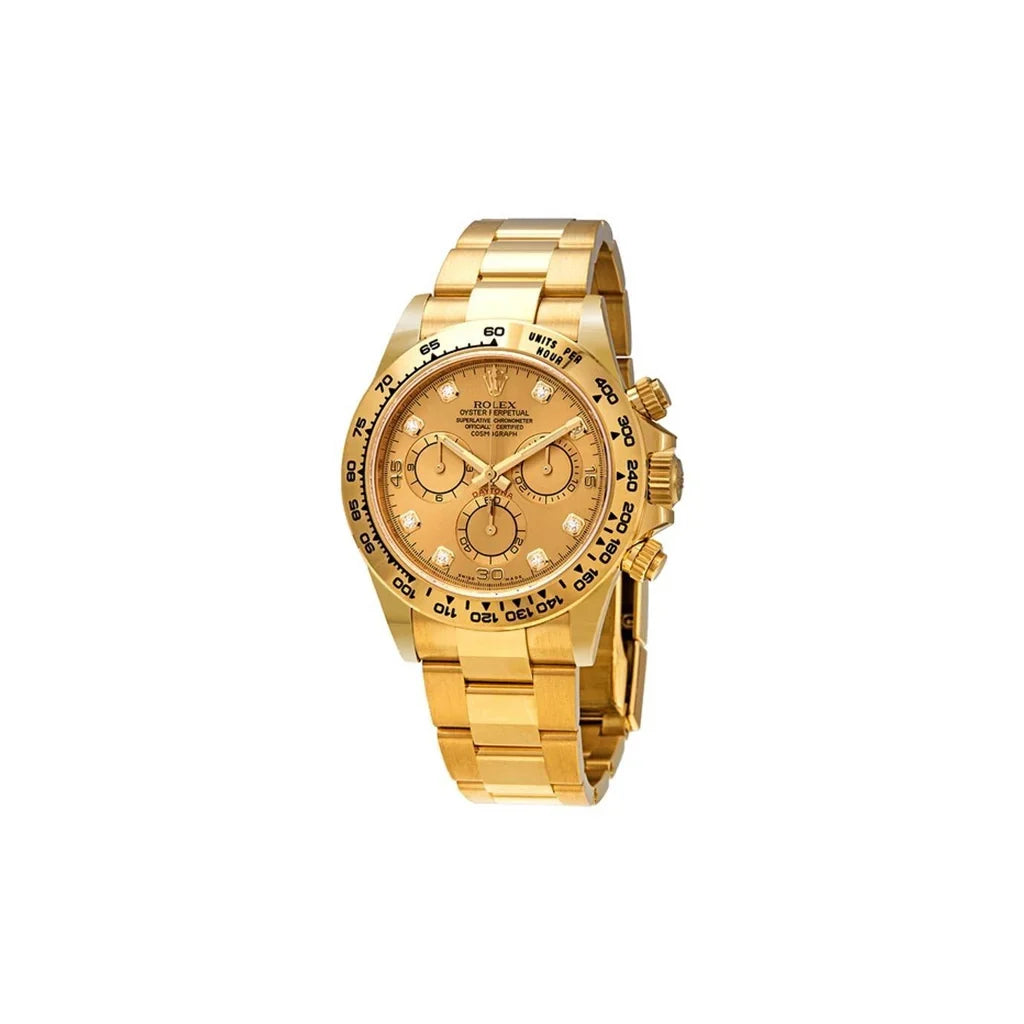 Cosmograph Daytona Champagne Diamond Dial Men's Watch