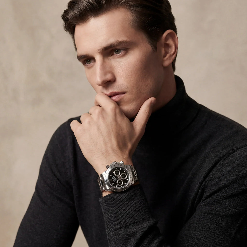 Cosmograph Daytona Chronograph Automatic Black Dial Men's Watch