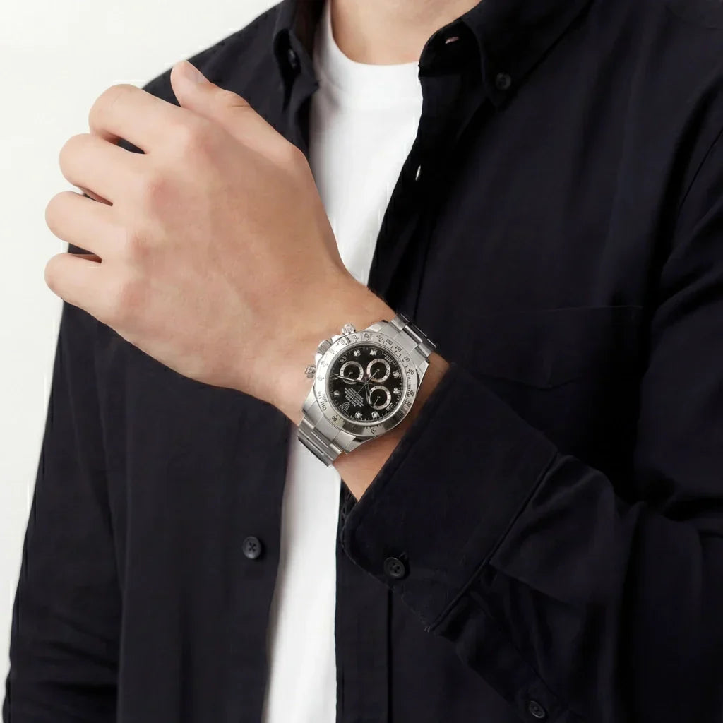 Cosmograph Daytona With Diamonds Dial Oyster Bracelet Automatic Men’s Watch
