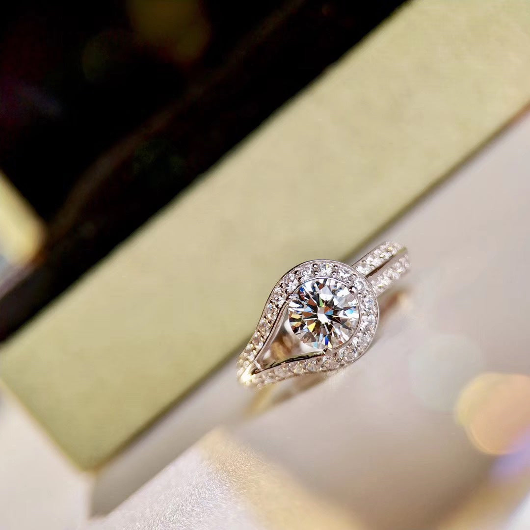 Couture Pavé Solitaire Ring