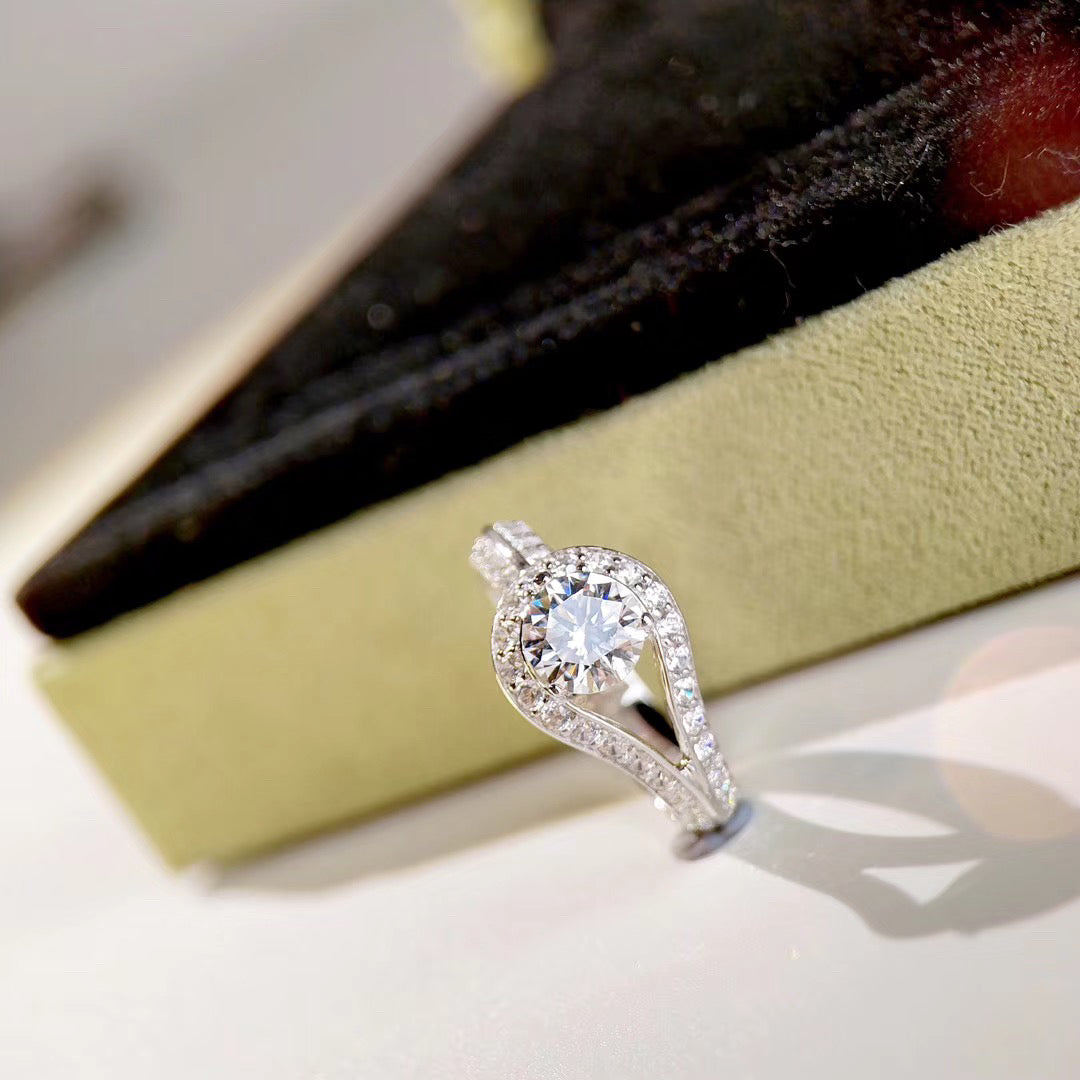 Couture Pavé Solitaire Ring