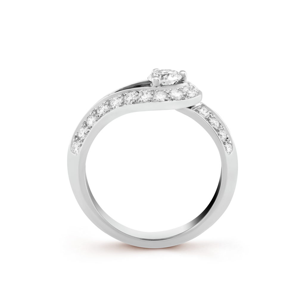 Couture Pavé Solitaire Ring