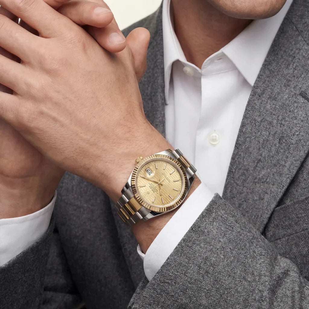 Datejust Automatic Men’s Watch With Fluted Bezel