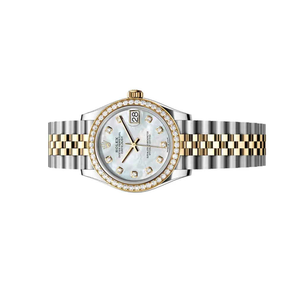 Datejust Automatic Watch With Decorative Diamond Accents