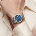 Datejust Automatic Watch With Diamond Hour Markers