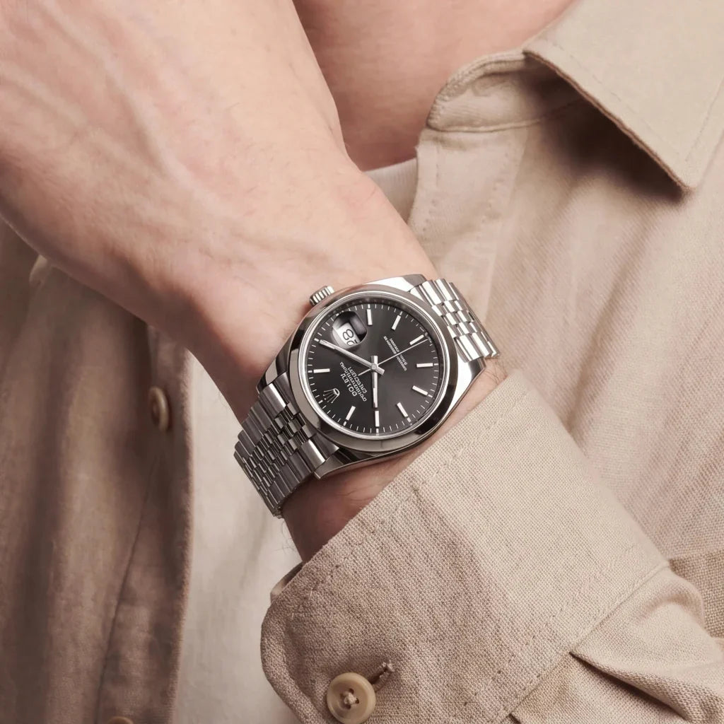 Datejust Automatic Watch With Smooth Domed Bezel