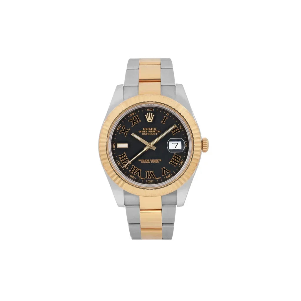Datejust Black Dial Mens Watch