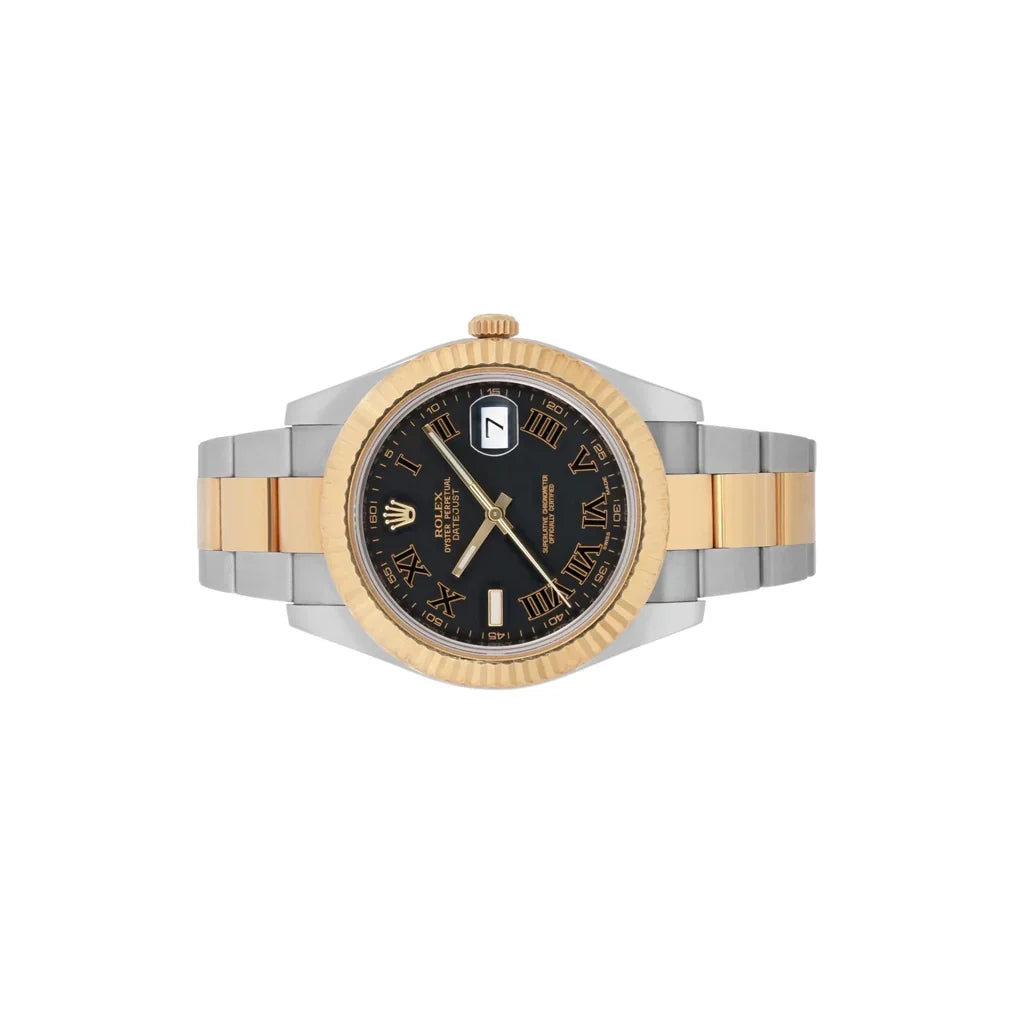 Datejust Black Dial Mens Watch