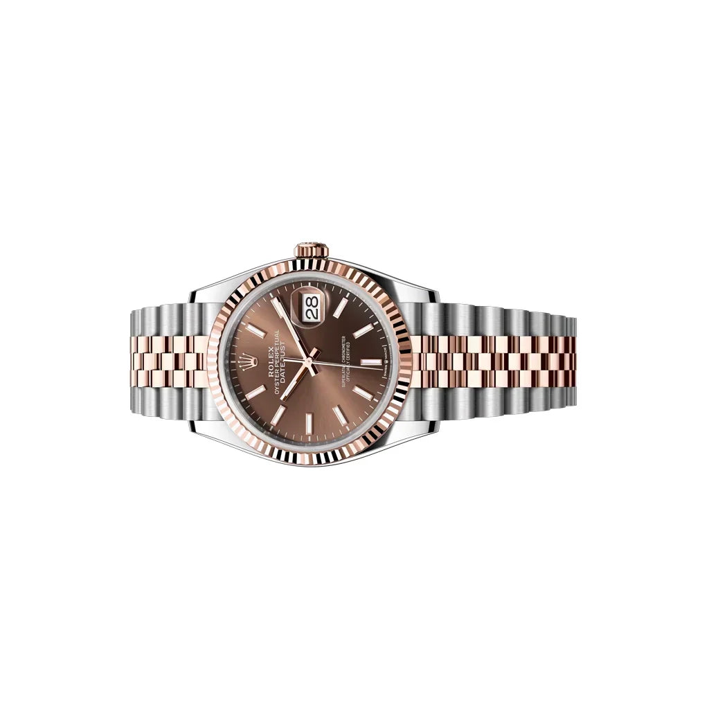 Datejust Chocolate Dial Mens Watch