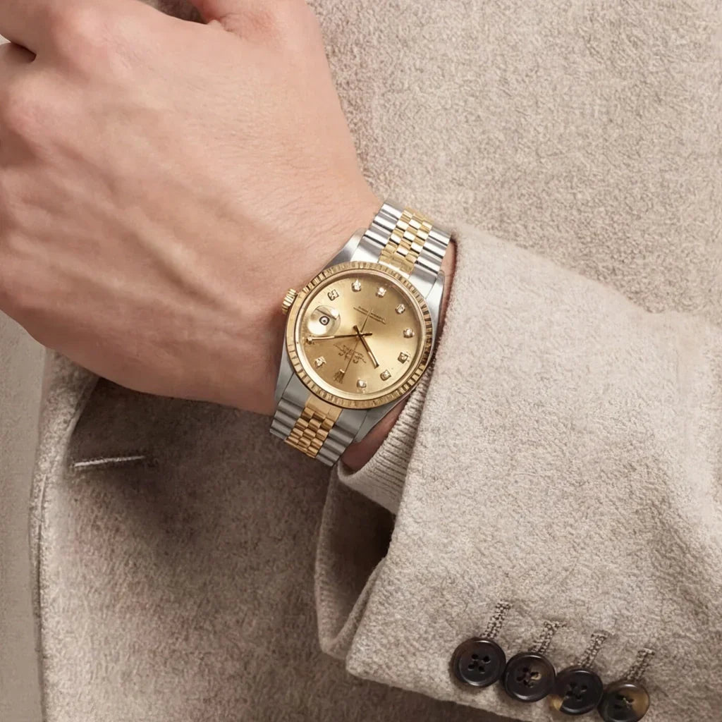 Datejust Dial Mens Watch With Date Display