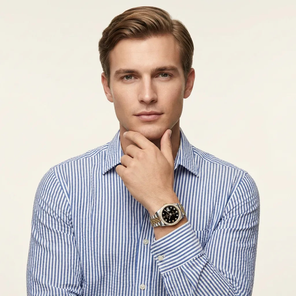 Datejust Dial Steel Watch For Men