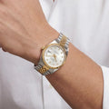 Datejust Men’s Watch With Fluted Bezel And Diamond Hour Markers