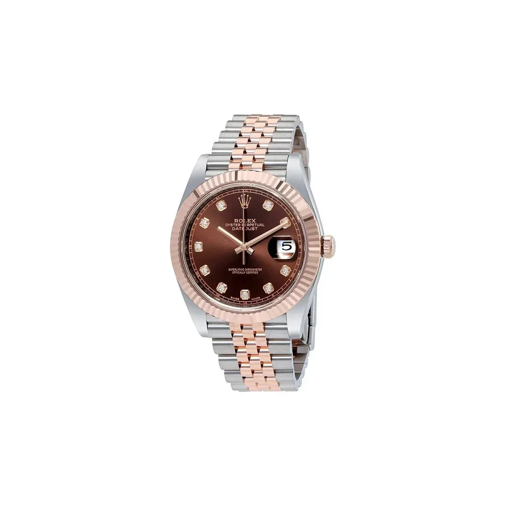 Datejust Men’s Watch With Chocolate Dial