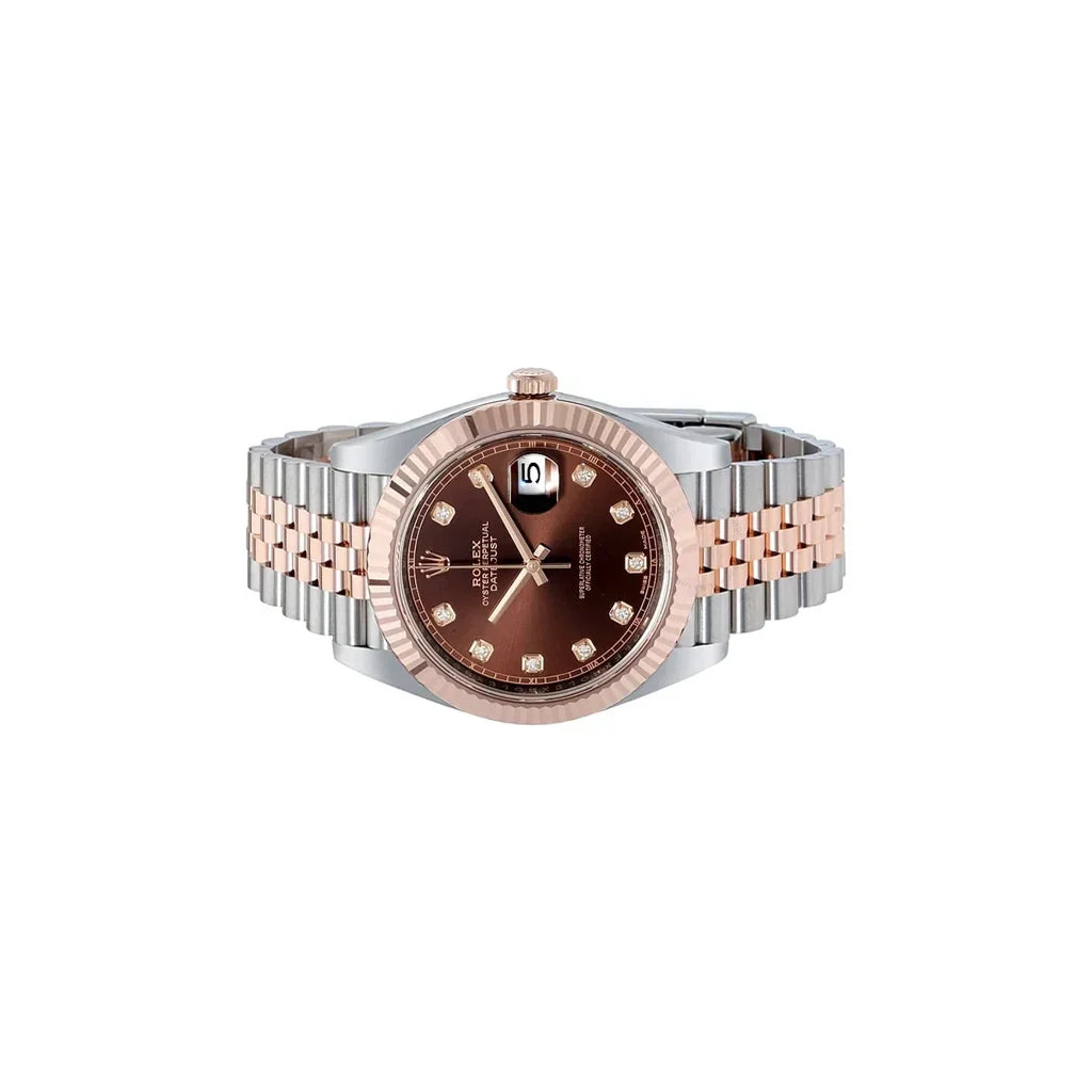 Datejust Men’s Watch With Chocolate Dial