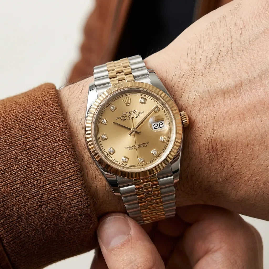 Datejust Mens Watch With Date Display