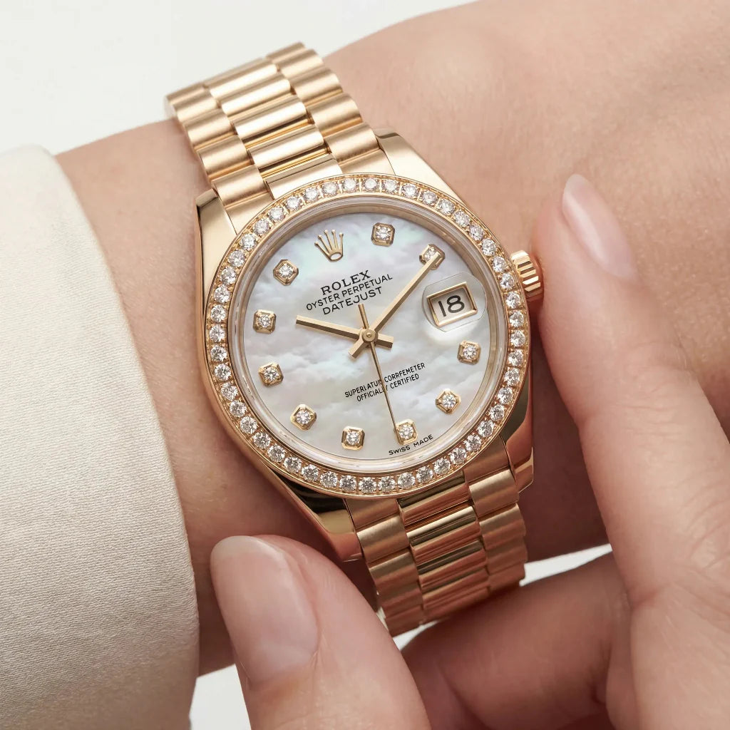 Datejust Mother Of Pearl Dial Automatic Ladies Oyster Watch