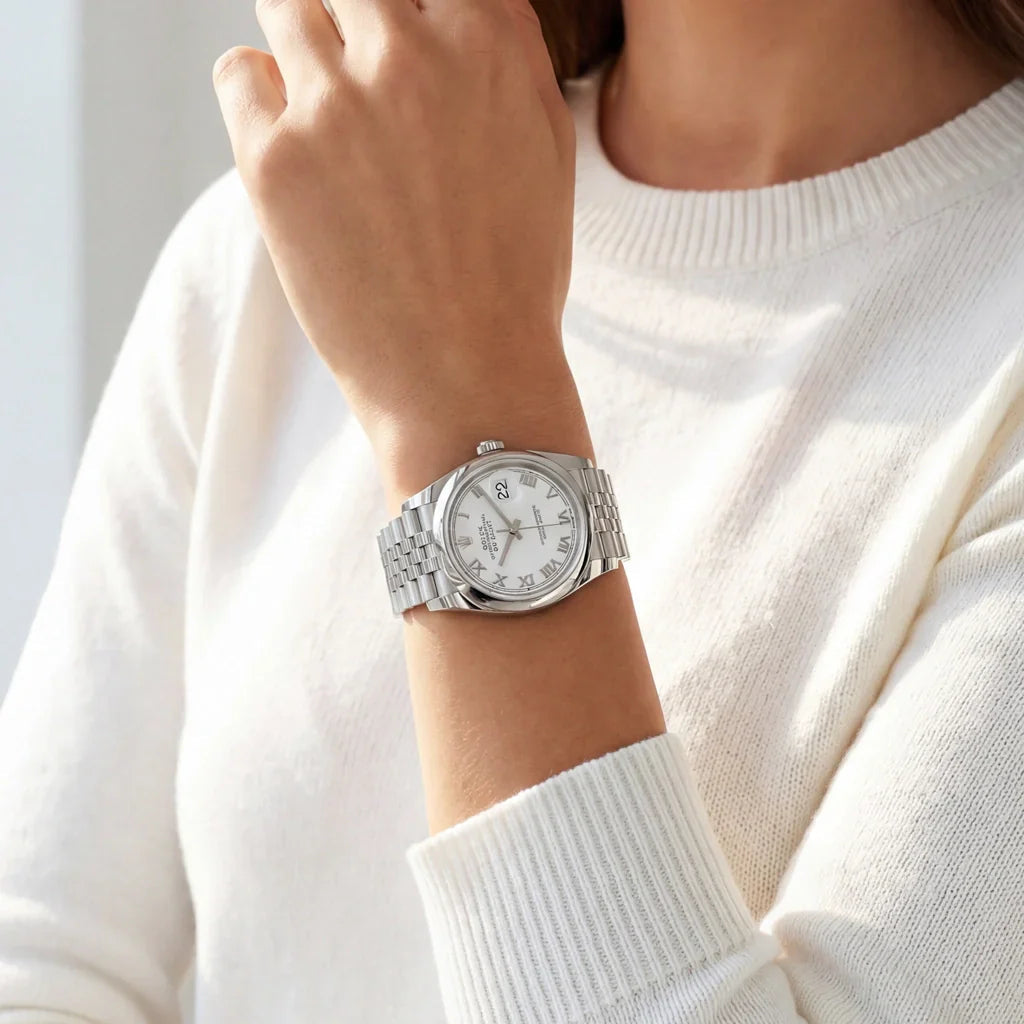 Datejust White Roman Dial Women’s Timepiece