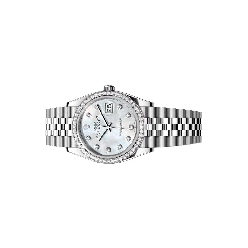 Datejust Women’s Watch With Mother-of-Pearl Dial And Bezel
