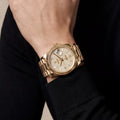 Day-Date Automatic Watch With Diamond-Paved Dial Design