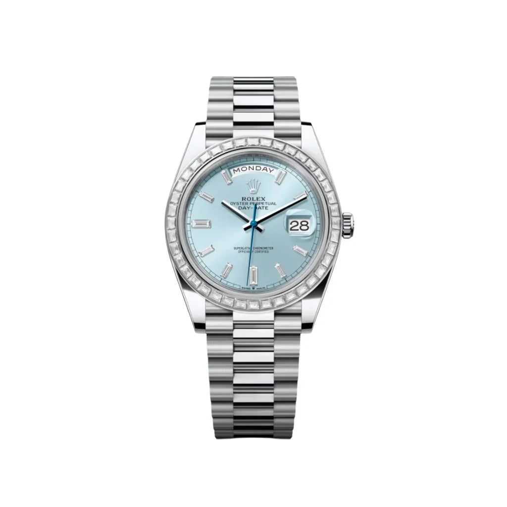 Day-Date Automatic Watch With Diamond-Set Bezel