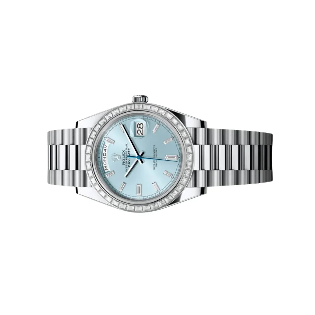 Day-Date Automatic Watch With Diamond-Set Bezel