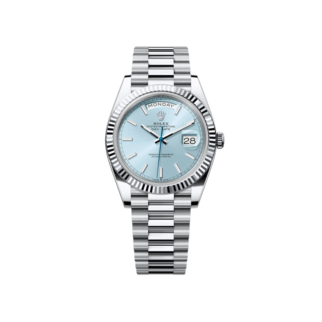 Day-Date Automatic Watch With Roman Numeral Dial