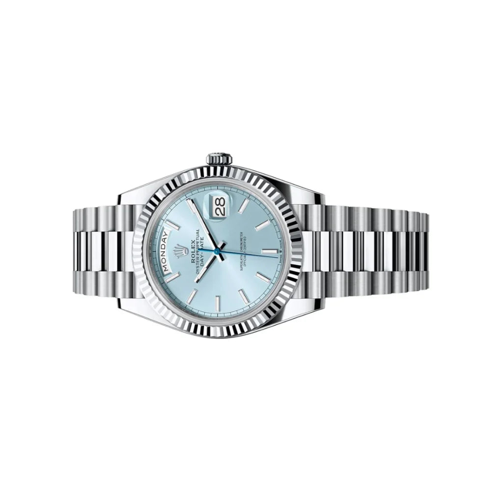 Day-Date Automatic Watch With Roman Numeral Dial