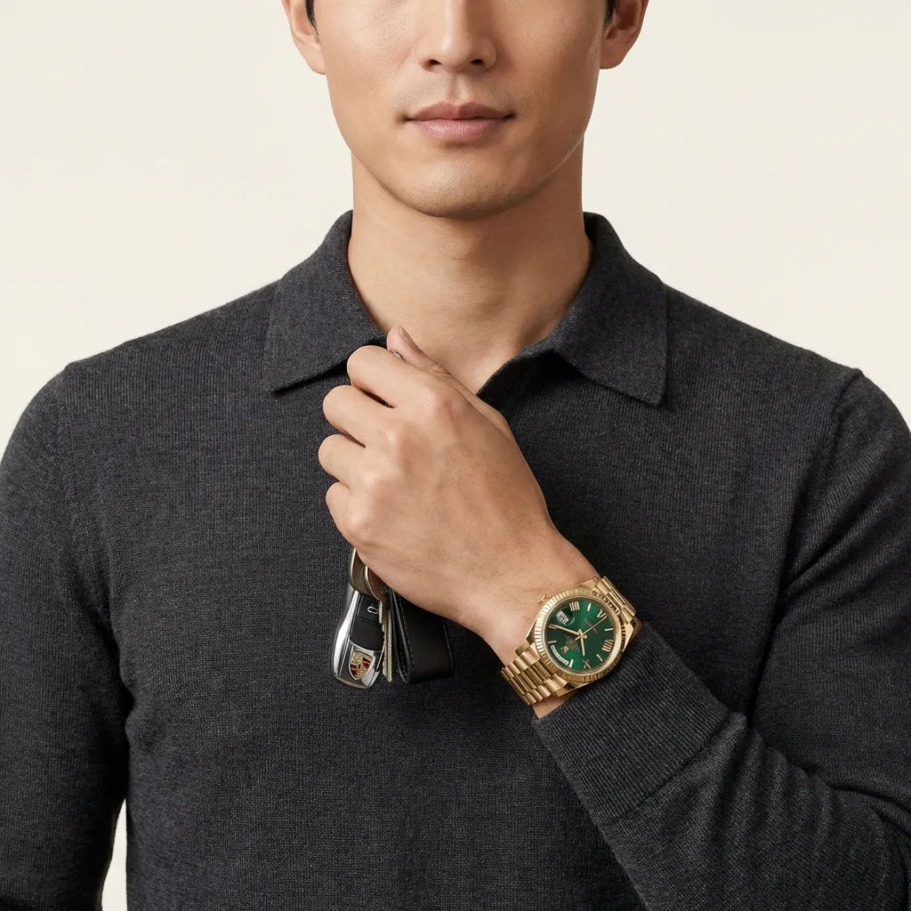Day Date Dial Automatic Watch