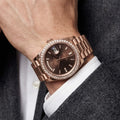 Day-Date Eisenkiesel Diamond Dial President Bracelet Automatic Men’s Watch